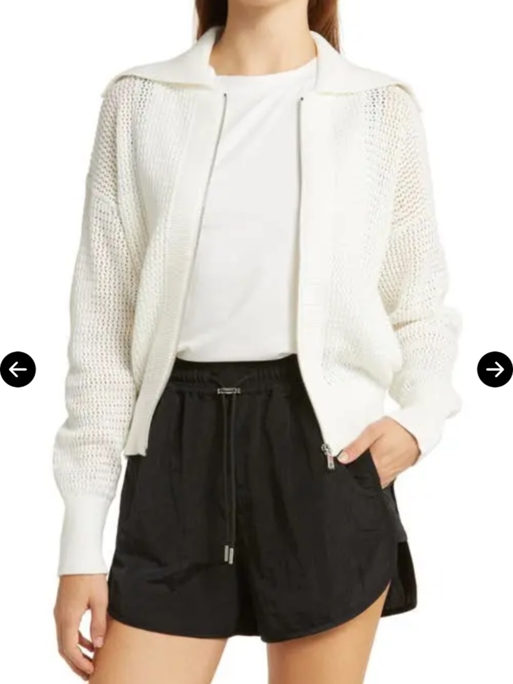 Varley Fairfield knit jacket, S